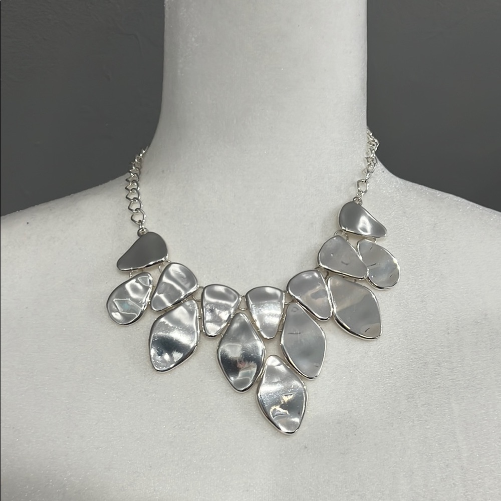 Style and Co Silver Statement Necklace 17” to 20”